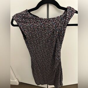 Floral print shift dress